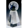 Medium World Tower Award Globe w/ Base